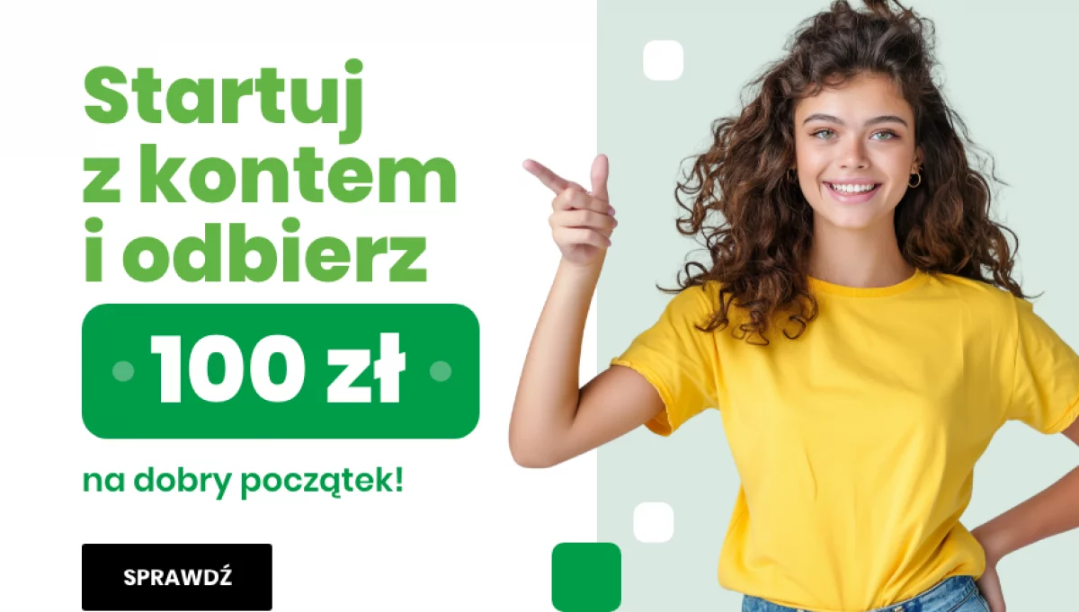 Zdobądź 100 zł na Start z Kontem w Banku Spółdzielczym w Limanowej