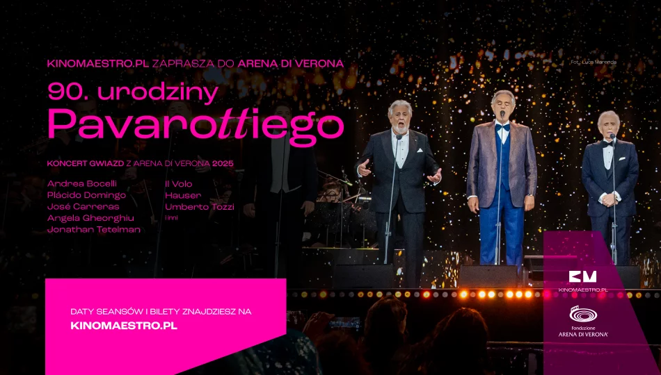 „90. urodziny Pavarottiego” - koncert gwiazd z Arena di Verona 2025 w kinie Klaps - zdjęcie 1
