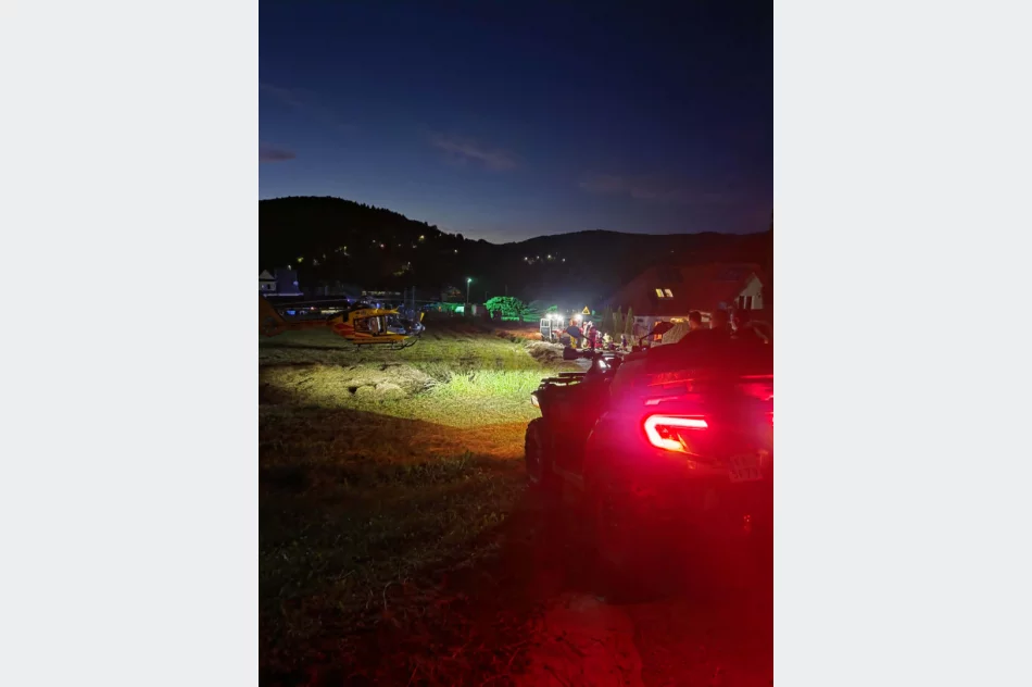 Wypadek traktorzysty, wezwano LPR - zdjęcie 2