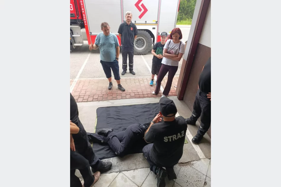 W OSP Łososina Górna odbył się Krajowy Trening Pierwszej Pomocy  - zdjęcie 12