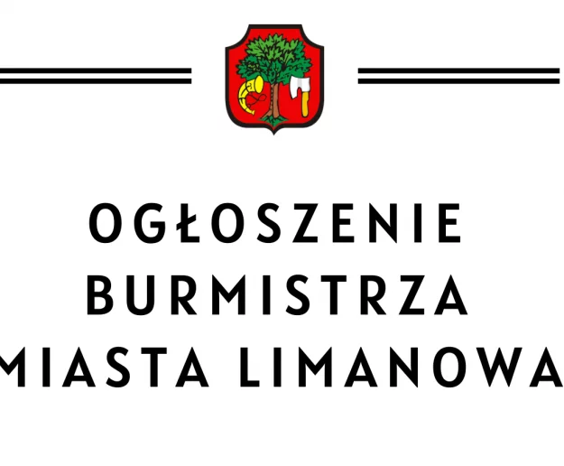 Ogłoszenie Burmistrza Miasta Limanowa – wykaz nieruchomości przeznaczonych do oddania w dzierżawę - Zdjęcie główne