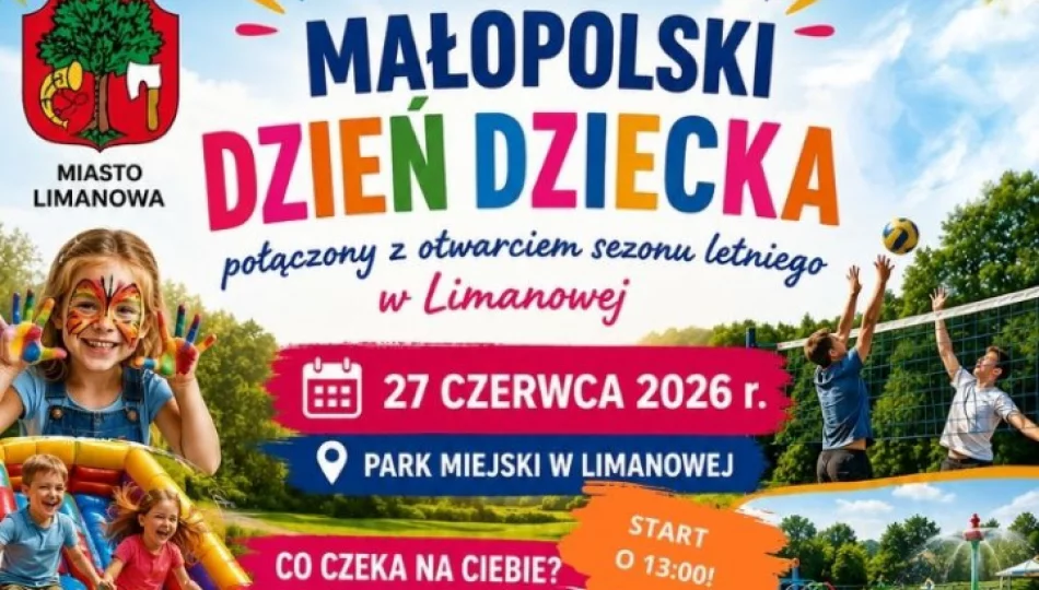 Małopolski Dzień Dziecka w Parku Miejskim już jutro – wspólnie rozpocznijmy wakacje! - zdjęcie 1