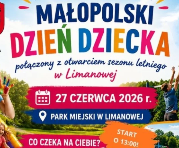 Małopolski Dzień Dziecka w Parku Miejskim już jutro – wspólnie rozpocznijmy wakacje! - Zdjęcie główne