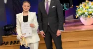 Nikola laureatką ogólnopolskiego konkursu - wystąpiła w Belwederze - zdjęcie 2