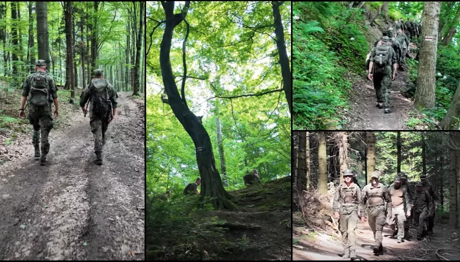 Marsz terytorialsów w Beskidzie Wyspowym  - zdjęcie 1