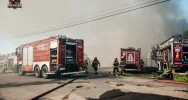 Ewakuacja, ranny mężczyzna i 140 strażaków w akcji (ZDJĘCIA)  - zdjęcie 2