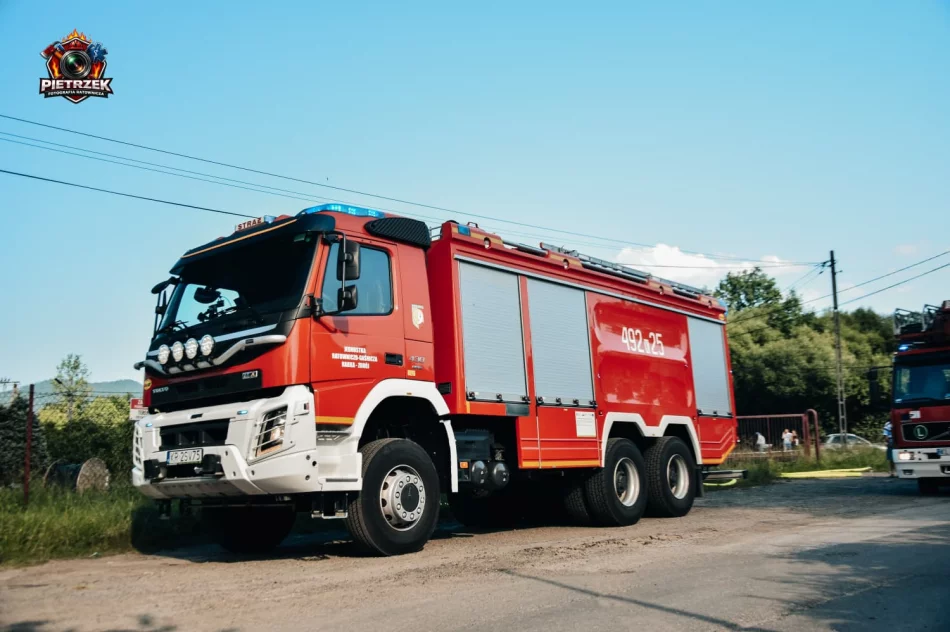 Ewakuacja, ranny mężczyzna i 140 strażaków w akcji (ZDJĘCIA)  - zdjęcie 18