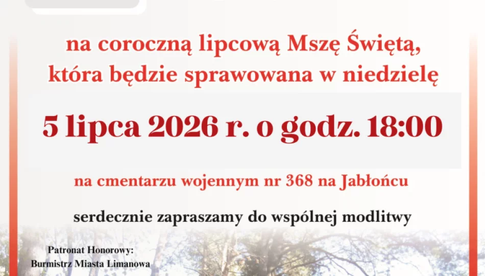 Zaproszenie do wspólnej modlitwy na Jabłońcu - zdjęcie 1