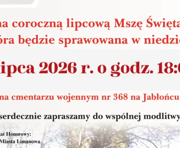 Zaproszenie do wspólnej modlitwy na Jabłońcu - Zdjęcie główne