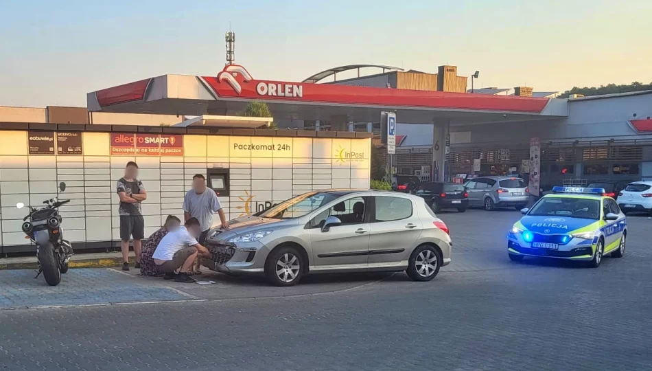 Wymuszenie pierwszeństwa - motocyklista w szpitalu - zdjęcie 1