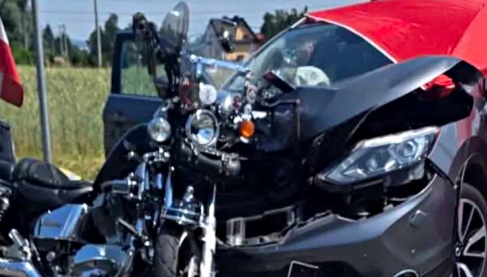 W wypadku zginął 68-letni motocyklista - zdjęcie 1
