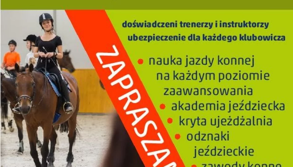 Klub Jeździecki: nowa oferta sportowa i rekreacyjna - zdjęcie 1