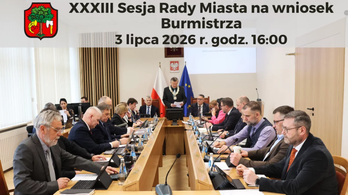 Sesja Rady Miasta na wniosek Burmistrza Miasta Limanowa – 3 lipca godz.16:00