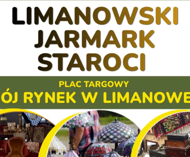 Limanowski Jarmark Staroci 2026 – spotykamy się 18 lipca, 22 sierpnia i 19 września - Zdjęcie główne