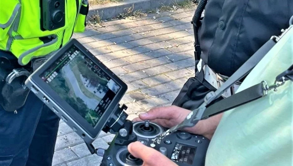 Cykliczne działania kontrolne i policyjny dron w akcji - zdjęcie 1