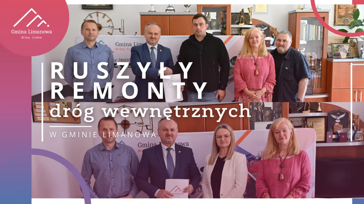 Ruszyły remonty dróg wewnętrznych w Gminie Limanowa