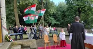Modlitwa za poległych na Cmentarzu Wojennym na Jabłońcu - zdjęcie 2