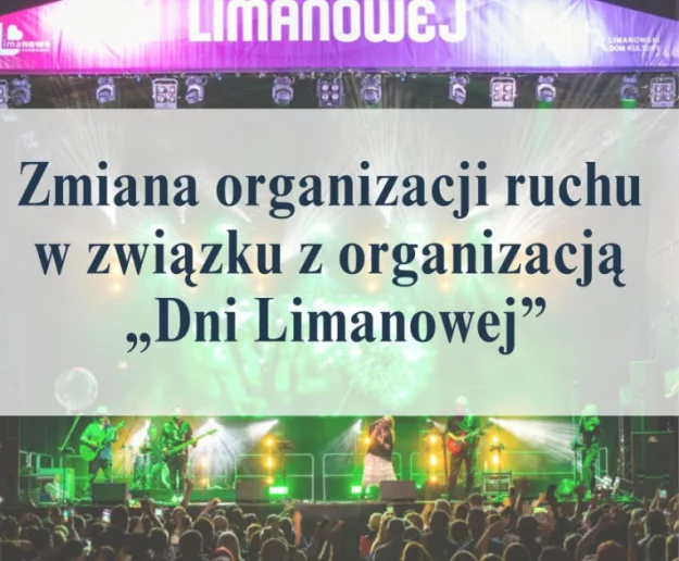 Zmiany w organizacji ruchu na czas „Dni Limanowej 2026” - Zdjęcie główne