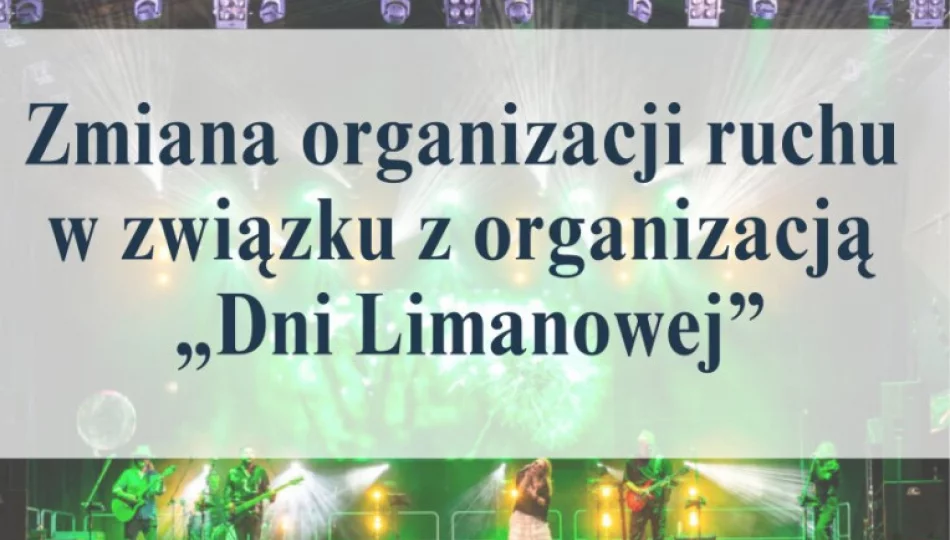 Zmiany w organizacji ruchu na czas „Dni Limanowej 2026” - zdjęcie 1