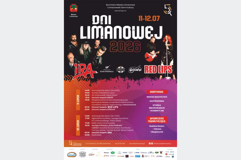 Dni Limanowej 2026 – sprawdź program wydarzenia! - zdjęcie 2
