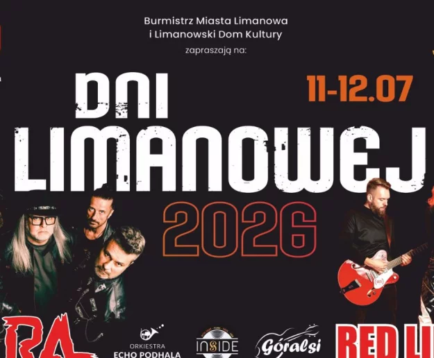 Dni Limanowej 2026 – sprawdź program wydarzenia! - Zdjęcie główne