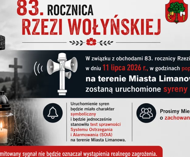 83. rocznica Rzezi Wołyńskiej – uruchomienie syren alarmowych - Zdjęcie główne