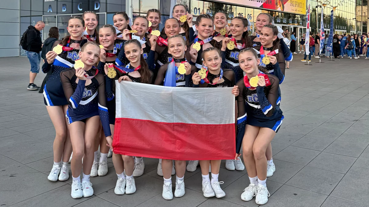 Międzynarodowe złoto dla limanowskich cheerleaderek