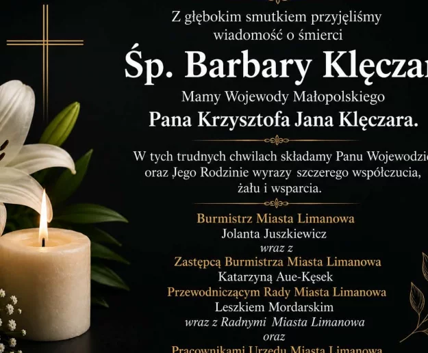 Kondolencje dla Wojewody Małopolskiego  - Zdjęcie główne