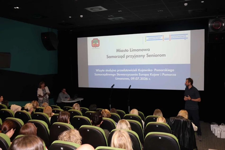 Wizyta studyjna z Torunia. Sprawdzali, jak Limanowa dba o seniorów - zdjęcie 19