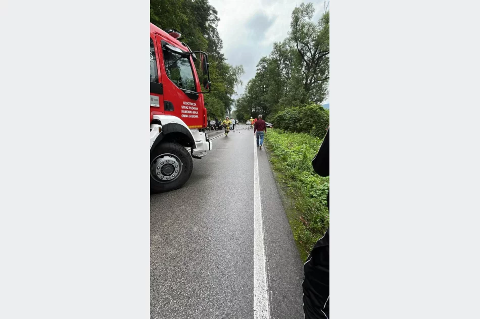 ​Czołowe zderzenie. Sześć osób trafiło do szpitala - zdjęcie 2