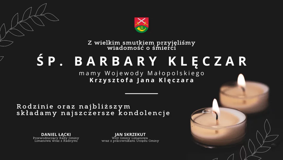 Kondolencje dla Wojewody Małopolskiego - zdjęcie 1