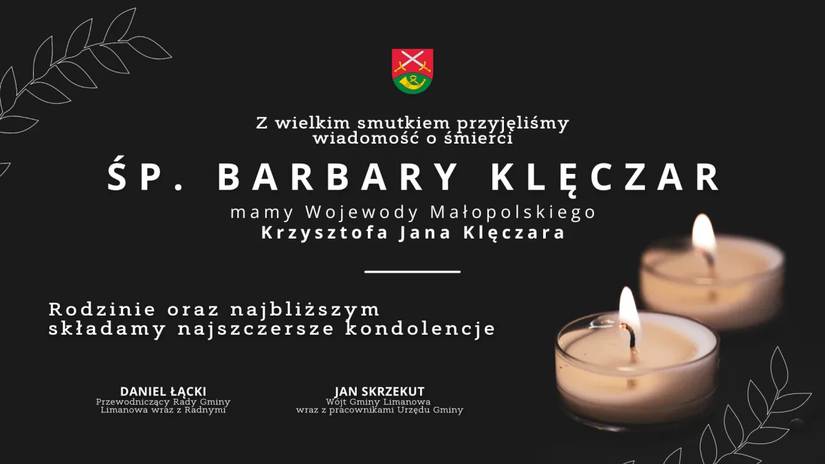 Kondolencje dla Wojewody Małopolskiego