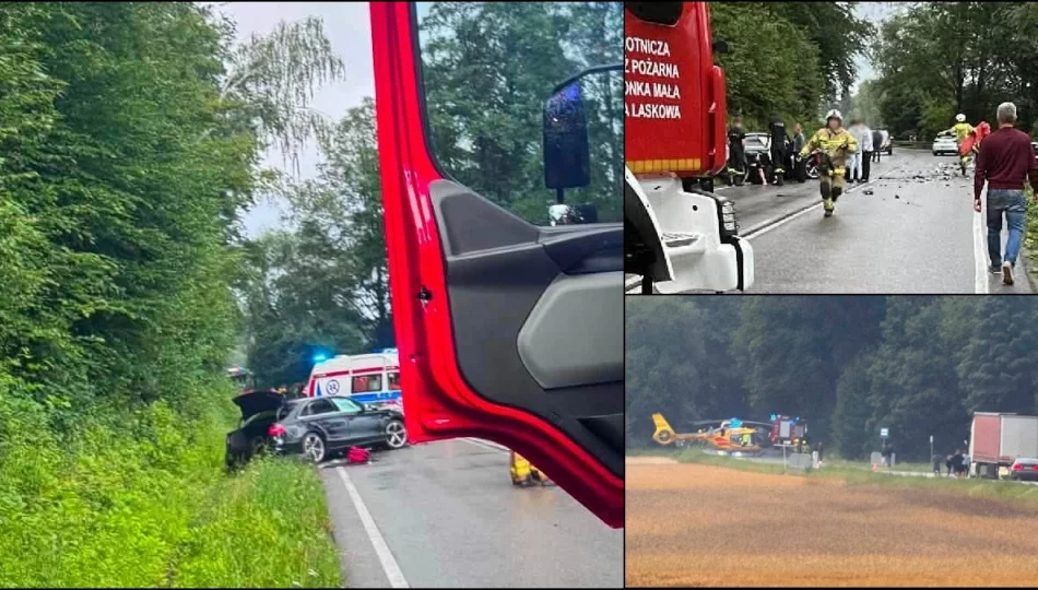 Trzy osoby ranne w wypadku - zdjęcie 1
