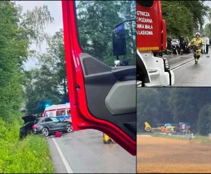 Trzy osoby ranne w wypadku - zdjęcie główne