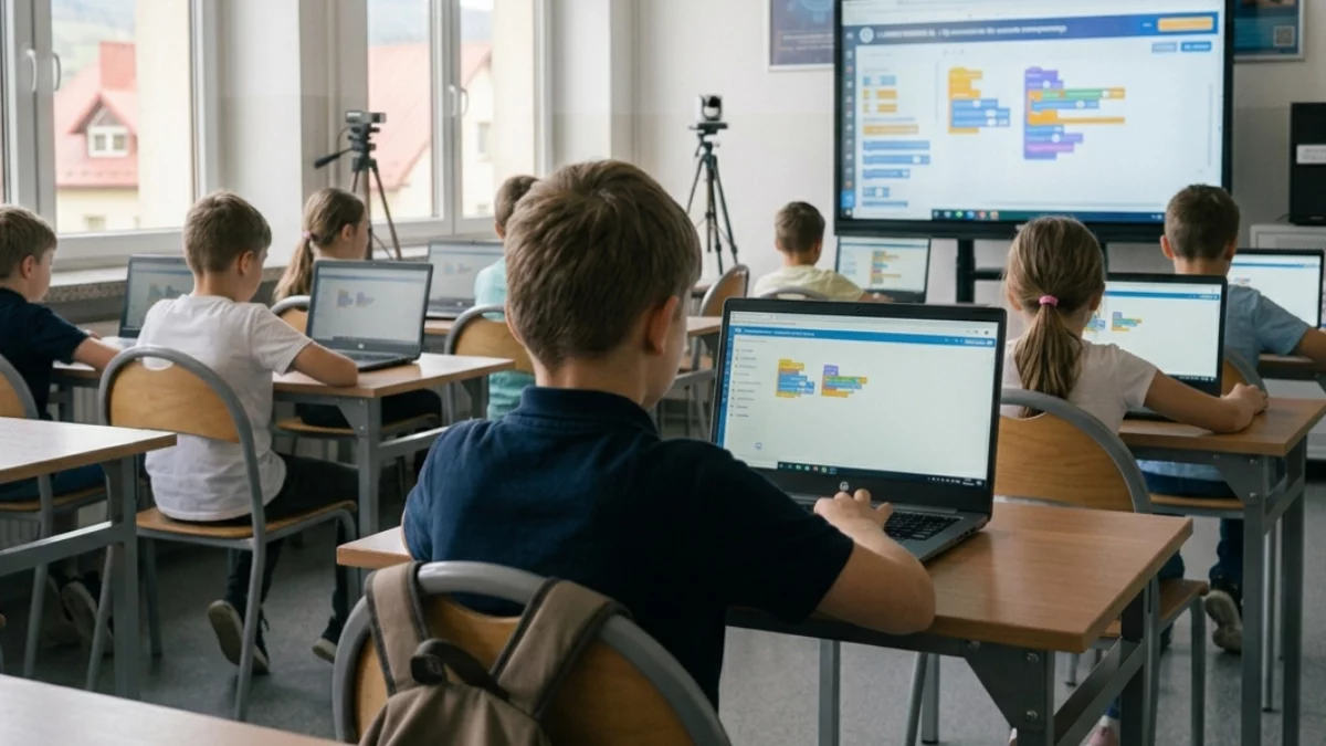 Wyposażenie laboratoriów sztucznej inteligencji dla szkół w gminie Kamienica