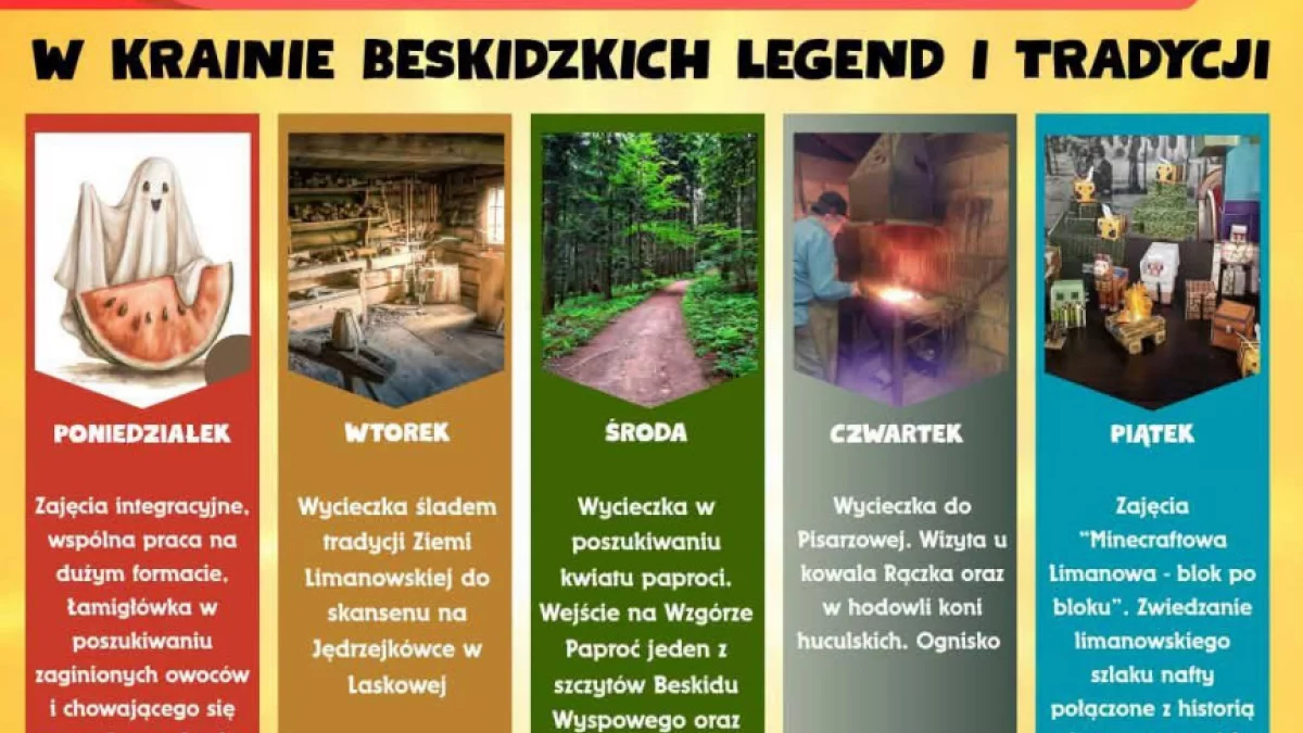 Muzeum Regionalne zaprasza dzieci na IV turnus półkolonii „W krainie beskidzkich legend i tradycji”