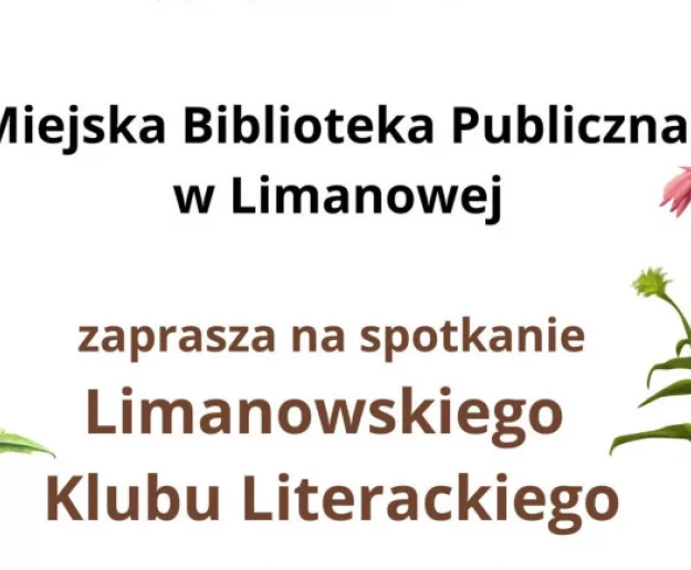 Limanowski Klub Literacki zaprasza na kolejne spotkanie - Zdjęcie główne