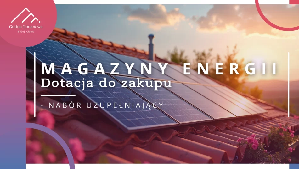 Dotacja do zakupu magazynów energii - nabór uzupełniający - zdjęcie 1