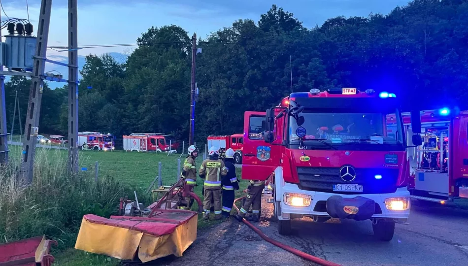 Dom był o krok od tragedii, w akcji blisko 60 strażaków - zdjęcie 1