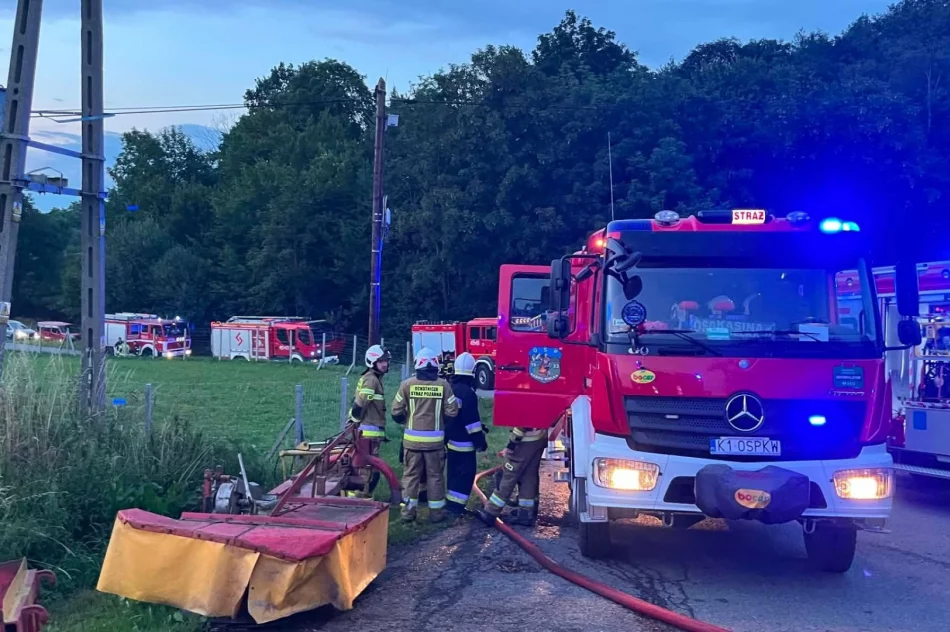 Dom był o krok od tragedii, w akcji blisko 60 strażaków - zdjęcie 2