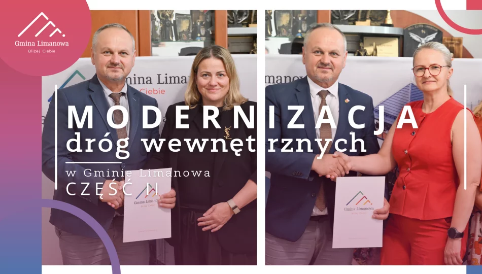 Kolejne remonty dróg wewnętrznych w Gminie Limanowa - zdjęcie 1