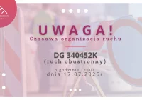 Czasowa organizacja ruchu na drodze DG 340452K dnia 17.07 - zdjęcie główne