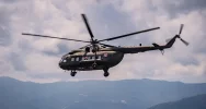 Śmigłowiec Mi-8 nad Beskidem Wyspowym (ZDJĘCIA) - zdjęcie 3