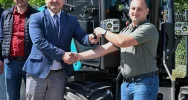 Gmina Limanowa zakupiła ładowarkę teleskopową dla PSZOK w Młynnem - zdjęcie 4