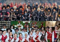 Góralski i kaukaski folklor na scenie w parku - zdjęcie główne