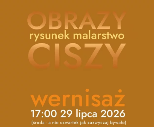 Zaproszenie na wernisaż wystawy „Obrazy ciszy – rysunek i malarstwo” autorstwa Iwony Biernackiej i Witolda Kubichy - Zdjęcie główne