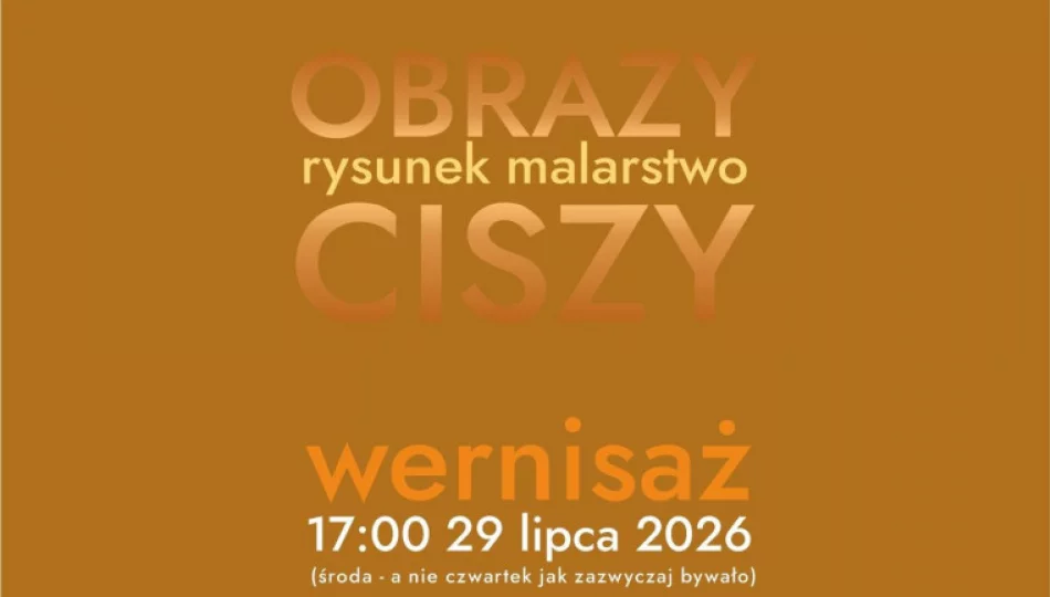 Zaproszenie na wernisaż wystawy „Obrazy ciszy – rysunek i malarstwo” autorstwa Iwony Biernackiej i Witolda Kubichy - zdjęcie 1