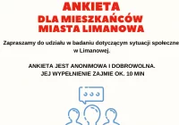 Badanie ankietowe dla mieszkańców Miasta Limanowa - zdjęcie główne