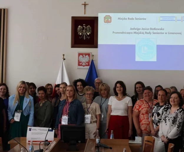 Przedstawiciele Regionalnego Ośrodka Polityki Społecznej w Toruniu z kolejną wizytą studyjną w Limanowej - Zdjęcie główne