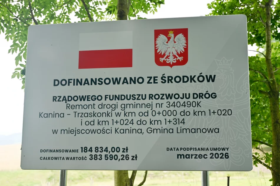 Zakończono remont drogi gminnej Kanina – Trzaskonki - zdjęcie 6